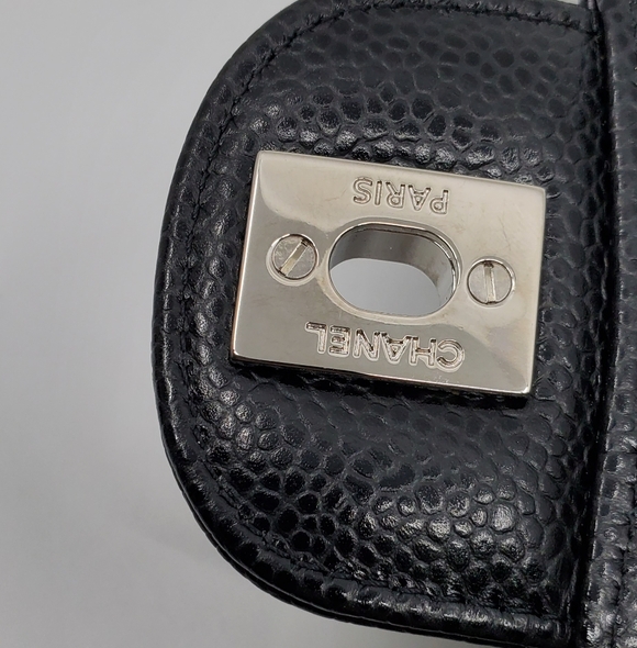 Chanel Medium Double Flap Classic Cavier - Picture 13 of 16